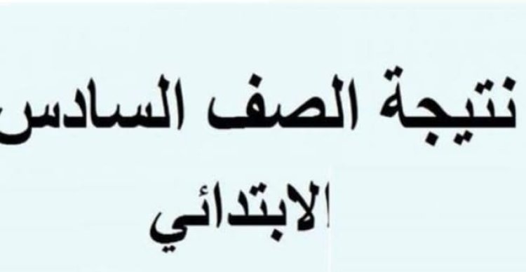 نتائج 6 ابتدائي .. رابط استعلام نتيجة الصف السادس الابتدائي الترم الثاني 2024 برقم الجلوس عبر بوابة نتائج التعليم الأساسي