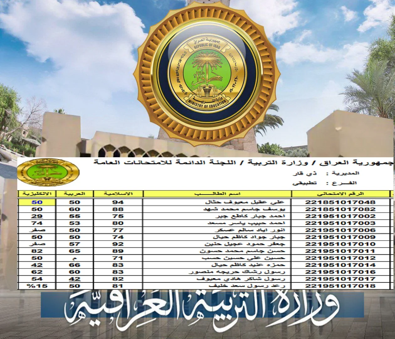 عاجل.. نتائج الصف السادس الابتدائي الدور الأول الرصافة الأولى 2024 العراق بالاسم ورقم الجلوس 5 عاجل.. نتائج الصف السادس الابتدائي الدور الأول الرصافة الأولى 2024 العراق بالاسم ورقم الجلوس