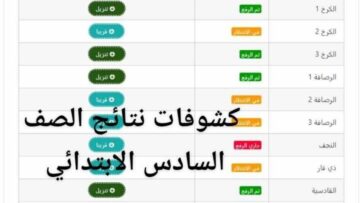 بالاسم “نزل الآن”.. نتائج السادس الابتدائي بالعراق Iraq results رابط نتائجنا الرسمي