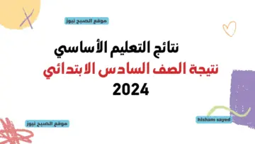 نتيجة الصف السادس الابتدائي محافظة الجيزة 2024 درجات سنوات النقل رابعة وخامسة وأولى وثانية اعدادي