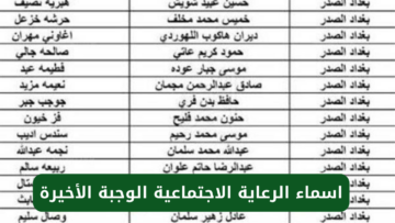 “استعلم عن اسمك حالا”.. رابط اسماء المشمولين بالرعاية الاجتماعية 2024 الوجبة الأخيرة وأهم الشروط المطلوبة للتقديم