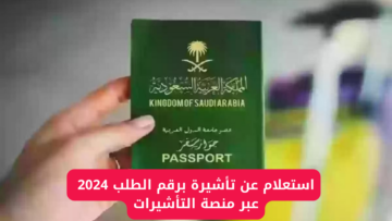 رابط الاستعلام عن تأشيرة برقم الطلب 2024 عبر منصة التأشيرات