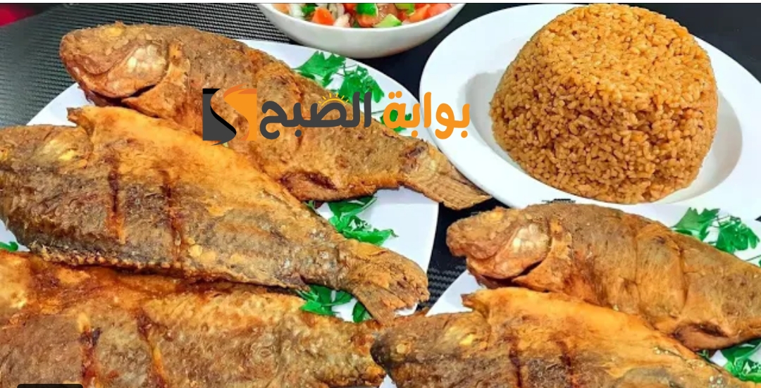 تتبيلة خطيرة طريقة عمل الارز البني والسمك احلى من المطاعم