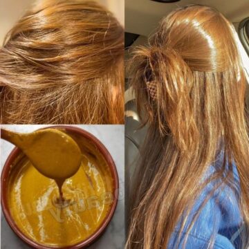 “اصبغي من المنزل” طريقة صبغة الشعر باللون الأشقر الذهبي بمكونات طبيعية بدون حناء أو صبغات