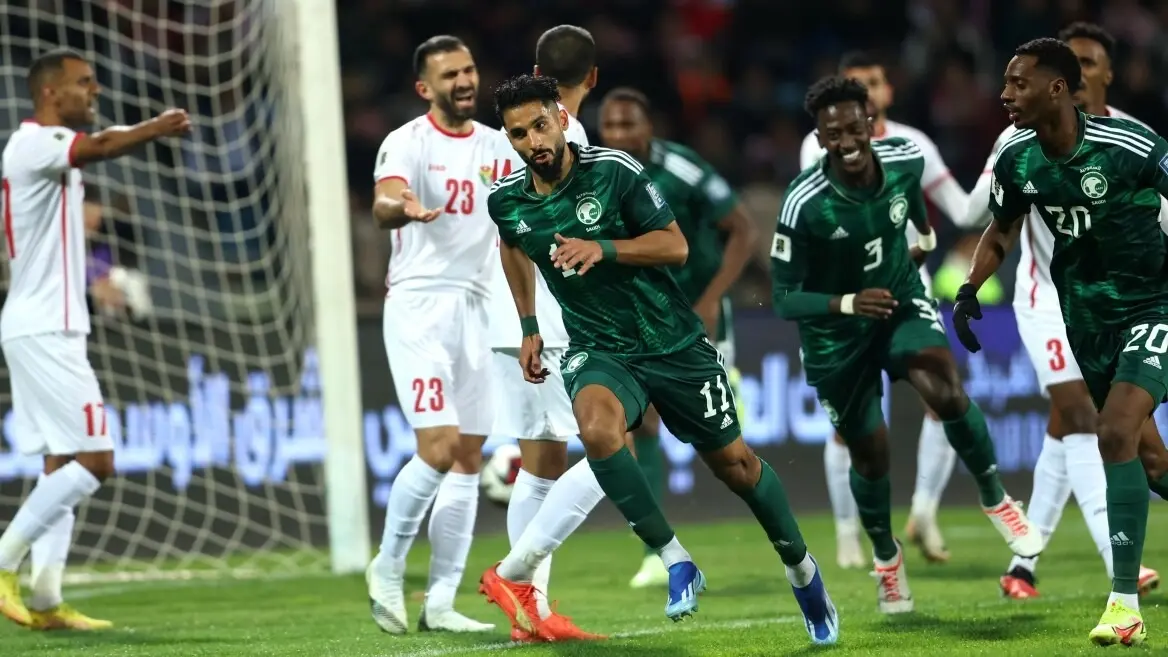 موعد مباراة السعودية والأردن في تصفيات كأس العالم 2026 وطاقم تحكيم إماراتي يدير اللقاء 5 موعد مباراة السعودية والأردن في تصفيات كأس العالم 2026 وطاقم تحكيم إماراتي يدير اللقاء