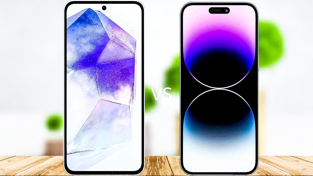 "من يتفوق بين سامسونج وآبل؟".. مقارنة شاملة بين هاتف Apple iPhone 14 Pro Max وهاتف Samsung Galaxy A55 5 “من يتفوق بين سامسونج وآبل؟”.. مقارنة شاملة بين هاتف Apple iPhone 14 Pro Max وهاتف Samsung Galaxy A55