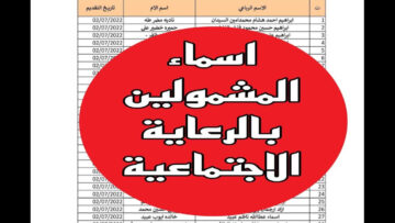 رابط الاستعلام عن اسماء المشمولين بالرعاية الاجتماعية الوجبة السابعة عموم محافظات العراق 2024