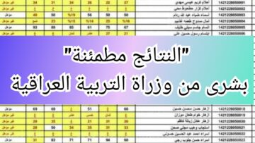 “النتائج مطمئنة” موعد ظهور نتائج الثالث المتوسط وأهم تصريحات وزارة التربية العراقية