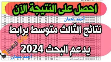 “موقع نتائجنا”.. نتائج الثالث متوسط 2024 الدور الأول من وزارة التربية العراقية (نينوى- ديالي- الكرخ)