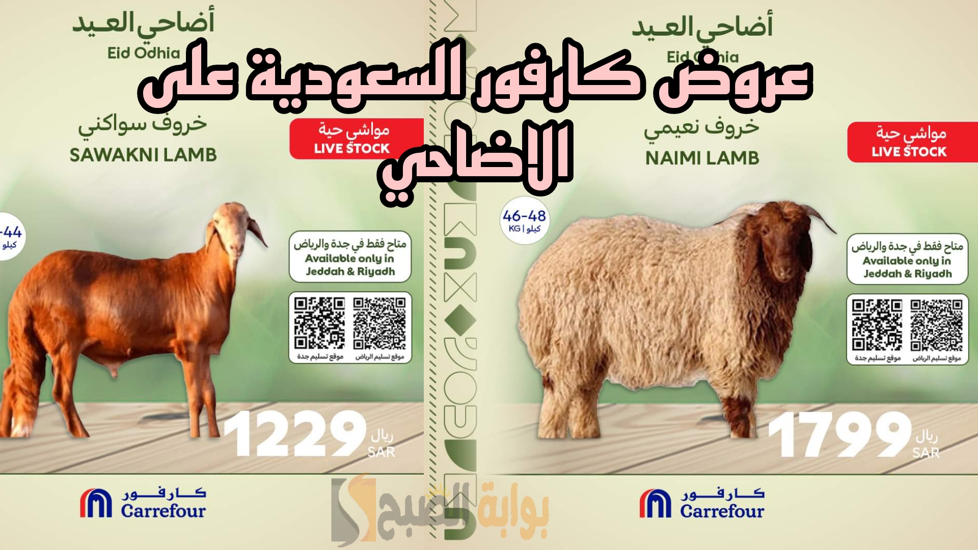 “اسعار لا تفوت”.. عروض كارفور السعودية على الاضاحي بداية من 6 يونيو حتى ليلة عيد الاضحى