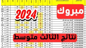 “ظهرت الآن”.. نتائج الثالث متوسط Pdf الدور الأول العراق 2024 لعموم المحافظات