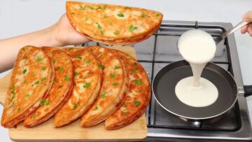 فطائر الطاسة السريعة السائلة لأسرع فطار حلوة وحادقة تتميز بالطعم والمذاق الشهي