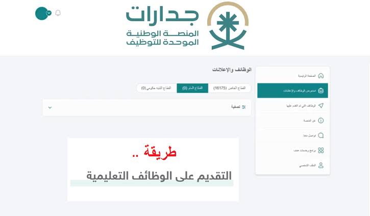 التقديم على الوظائف التعليمية في جدارات 2024 وما هي شروط التقديم 5 التقديم على الوظائف التعليمية في جدارات 2024 وما هي شروط التقديم