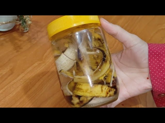 فكرة اختراع من الاخر.. حطي قشر الموز في البرطمان من انهارده مش هترميه تانى كنز في البيت 5 فكرة اختراع من الاخر.. حطي قشر الموز في البرطمان من انهارده مش هترميه تانى كنز في البيت