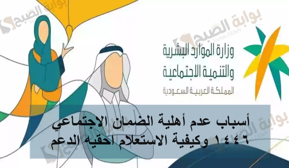 أسباب عدم أهلية الضمان الاجتماعي وكيفية الاستعلام احقيه الدعم 5 أسباب عدم أهلية الضمان الاجتماعي وكيفية الاستعلام احقيه الدعم