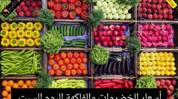 أسعار الخضروات والفاكهة اليوم السبت