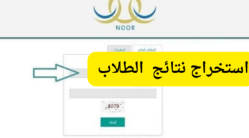 استخراج نتائج نظام نور