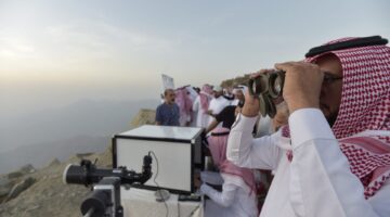 استطلاع هلال ذي الحجة في السعودية11