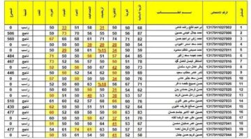 استعلام نتائج الثالث متوسط 2024