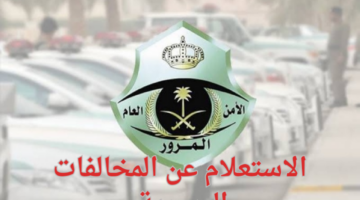 الاستعلام عن المخالفات المرورية 1