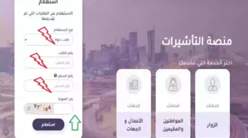 الاستعلام عن تأشيرة الزيارة