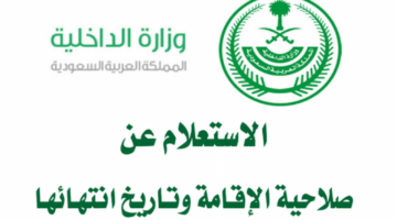 الاستعلام عن تجديد الإقامة وعن صلاحيتها بالخطوات