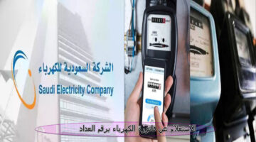 الاستعلام عن فاتورة الكهرباء برقم العداد