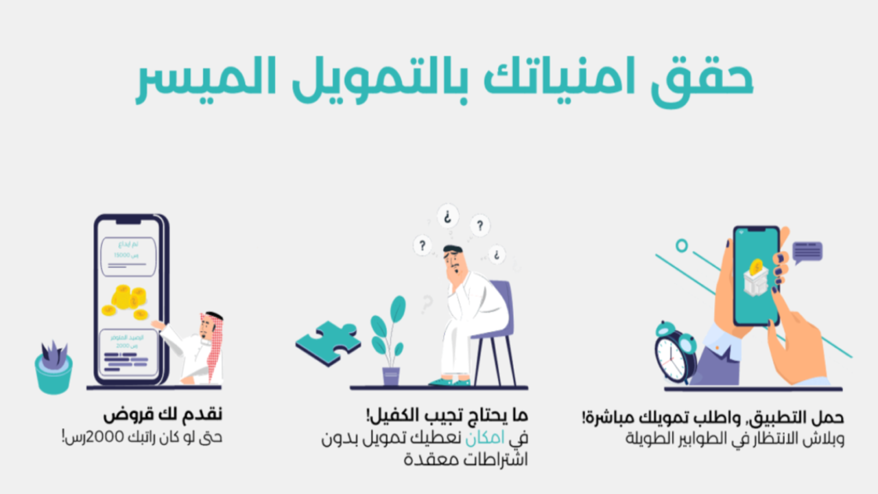 تمويل يلبي كل احتياجاتك المالية يبدأ من 2,000 ريال بموافقة فورية بدون كفيل أو تحويل راتب 5 تمويل يلبي كل احتياجاتك المالية يبدأ من 2,000 ريال بموافقة فورية بدون كفيل أو تحويل راتب