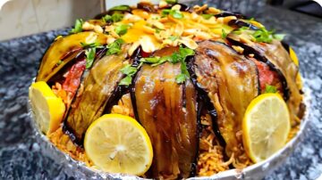 طريقة عمل المقلوبة باللحمة