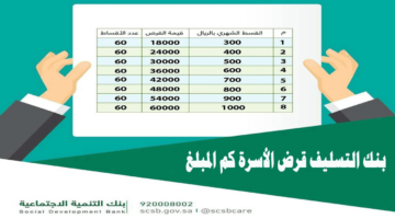 تمويل الأسرة بنك التسليف