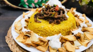 حضري فتة شاورما اللحم السورية بكنهه وخلطات المحلات الشامية