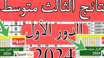 رابط نتائج الثالث متوسط العراق 2024