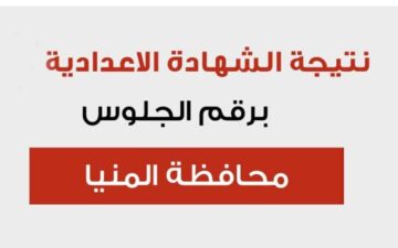 المنيا ظهرت الآن.. نتيجة شهادة الصف الثالث الاعدادي في محافظة المنيا بالإسم 2024