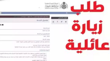 طريقة التسجيل على التأشيرة العائلية للدخول