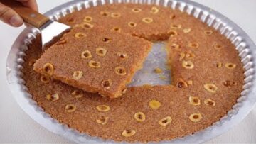 زي المحلات..طريقة عمل البسبوسة المرملة في البيت بمكونات اقتصادية وخطوات سهلة وبطعم لايقاوم