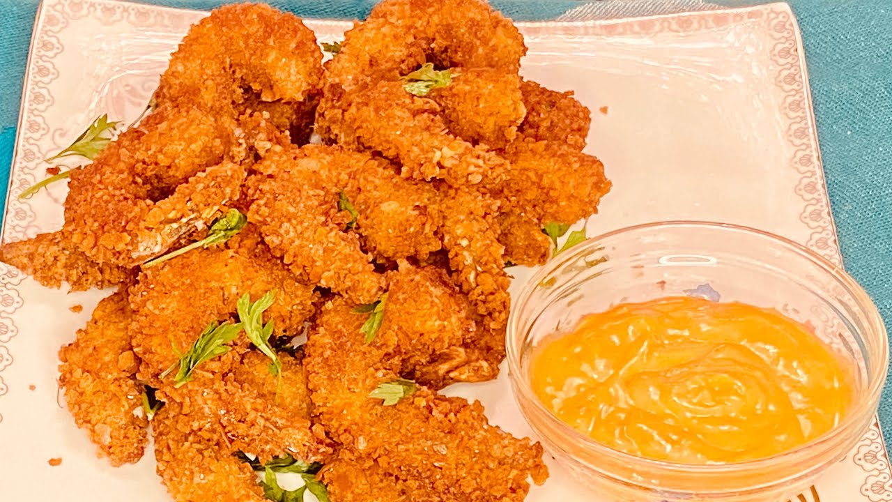خطوة بخطوة زي المحلات.. طريقة عمل الجمبري الكرسبي بكل سهولة 5 خطوة بخطوة زي المحلات.. طريقة عمل الجمبري الكرسبي بكل سهولة