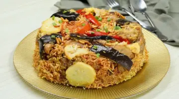 طريقة عمل المقلوبه بالخضار