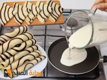 طريقة عمل كريب المحلات بالظبط بخطوات بسيطة جدًا بالحشوة اللى تحبيها