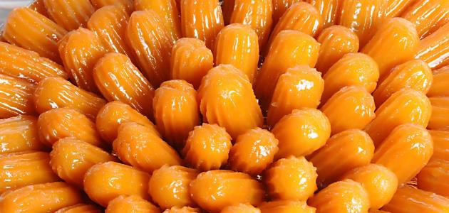طريقة تحضير حلوي بلح الشام بكل اسرار المحلات الكبري