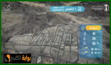 المركز الوطني للأرصاد يعلن توقعات حالة الطقس في مكة المكرمة والمشاعر المقدسة اليوم الخميس 13 يونيو 2024