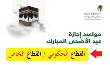 متى عودة الموظفين بعد عيد الأضحى 1445؟ .. وزارة الموارد البشرية تُعلن موعد استئناف الدوام الرسمي