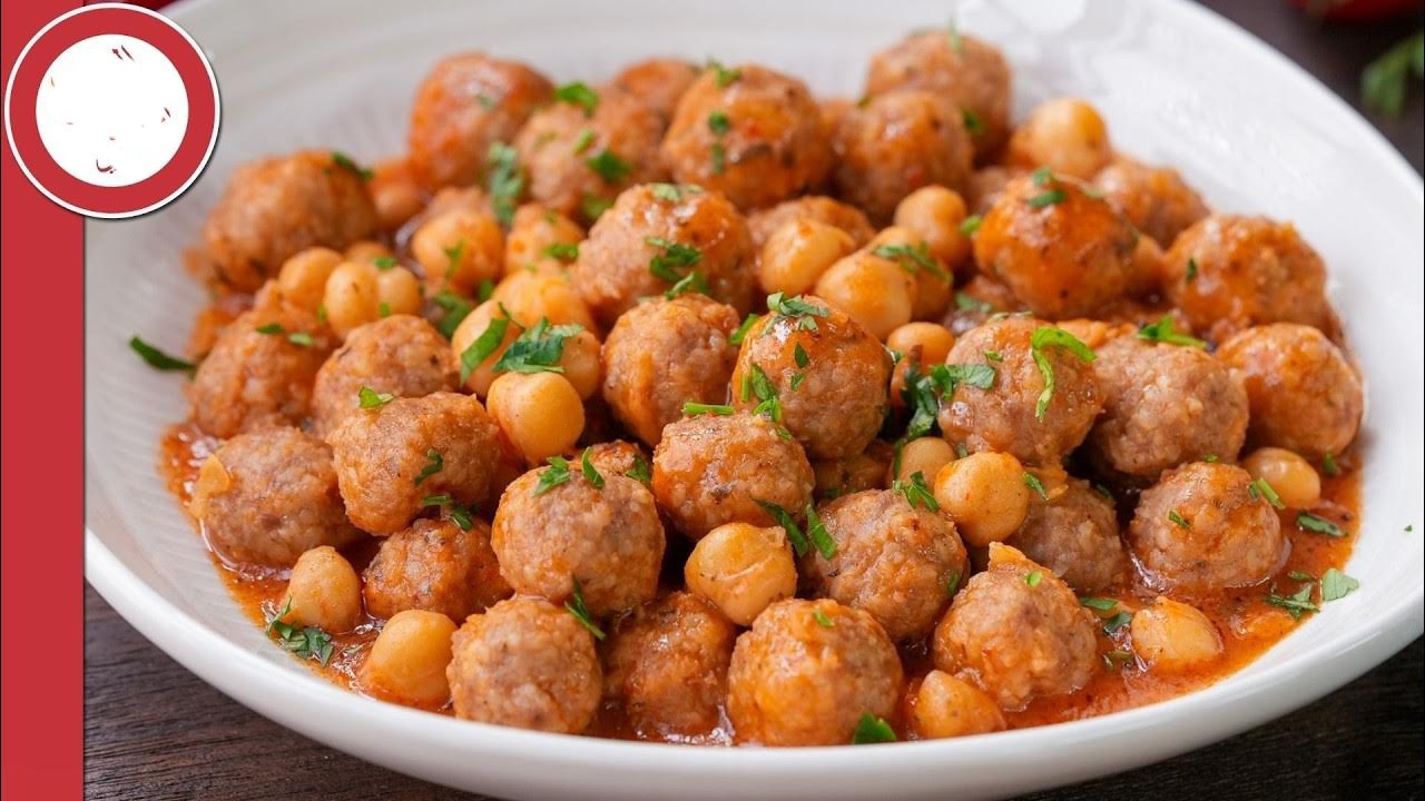 لذيذة وشهية.. كرات اللحمة بالحمص المسلوق بطريقة سهلة وسريعة واقتصادية