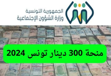 LINK.. خطوات التسجيل في منحة 300 دينار تونس 2024 عبر عبر وزارة الشؤون الاجتماعية التونسية