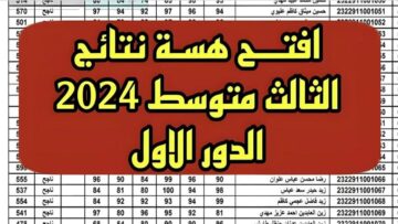 ظهرت رسمياً.. رابط الحصول على نتائج الثالث المتوسط جميع عموم العراق عبر موقع نتائجنا