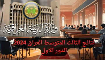 نتائجنا PDF نتائج الثالث المتوسط 2024 الدور الاول جميع المحافظات رابط وزارة التربية العراقية موقع ناجح mlazemna