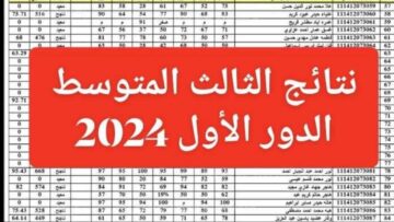 لينك نتائجنا للاستعلام على نتائج الثالث المتوسط العراق 2024