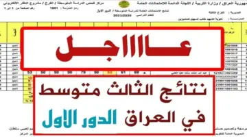 نتائج الثالث متوسط 2