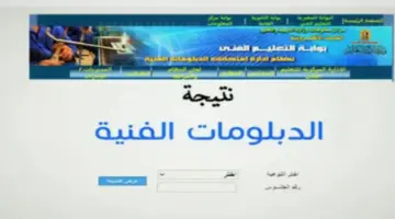 نتائج الدبلومات الفنية 2024