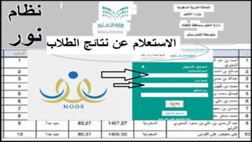 استعلم “noor.moe” رابط نتائج الطلاب الفصل الدراسي الثالث برقم الهوية 1446 عبر نظام نور للنتائج جميع المراحل 