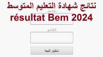 نتائج شهادة التعليم المتوسط 2024